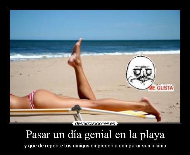 carteles bikinis desmotivaciones