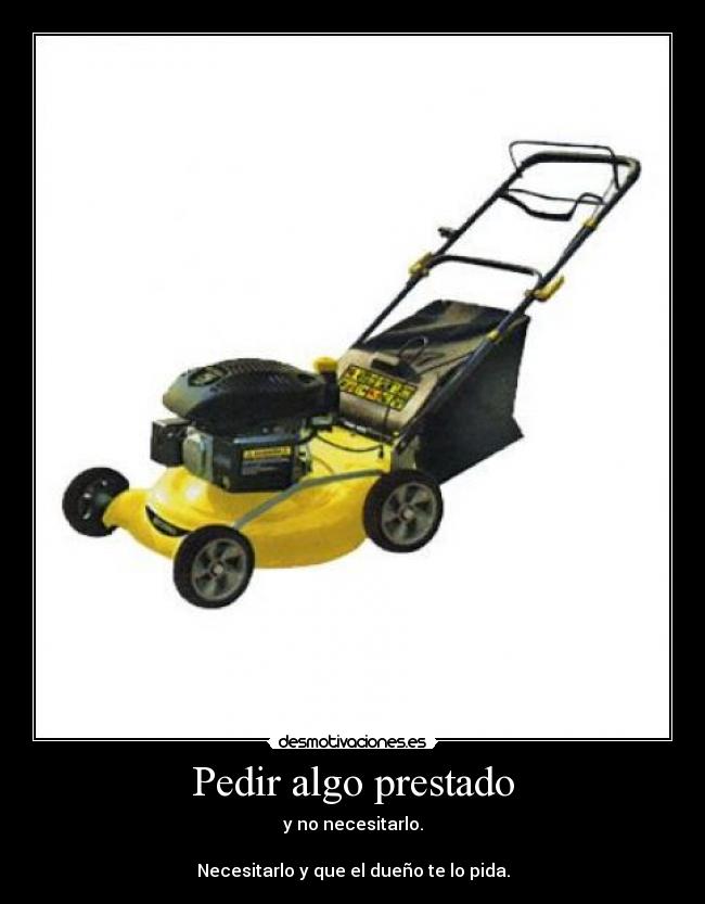 Pedir algo prestado -