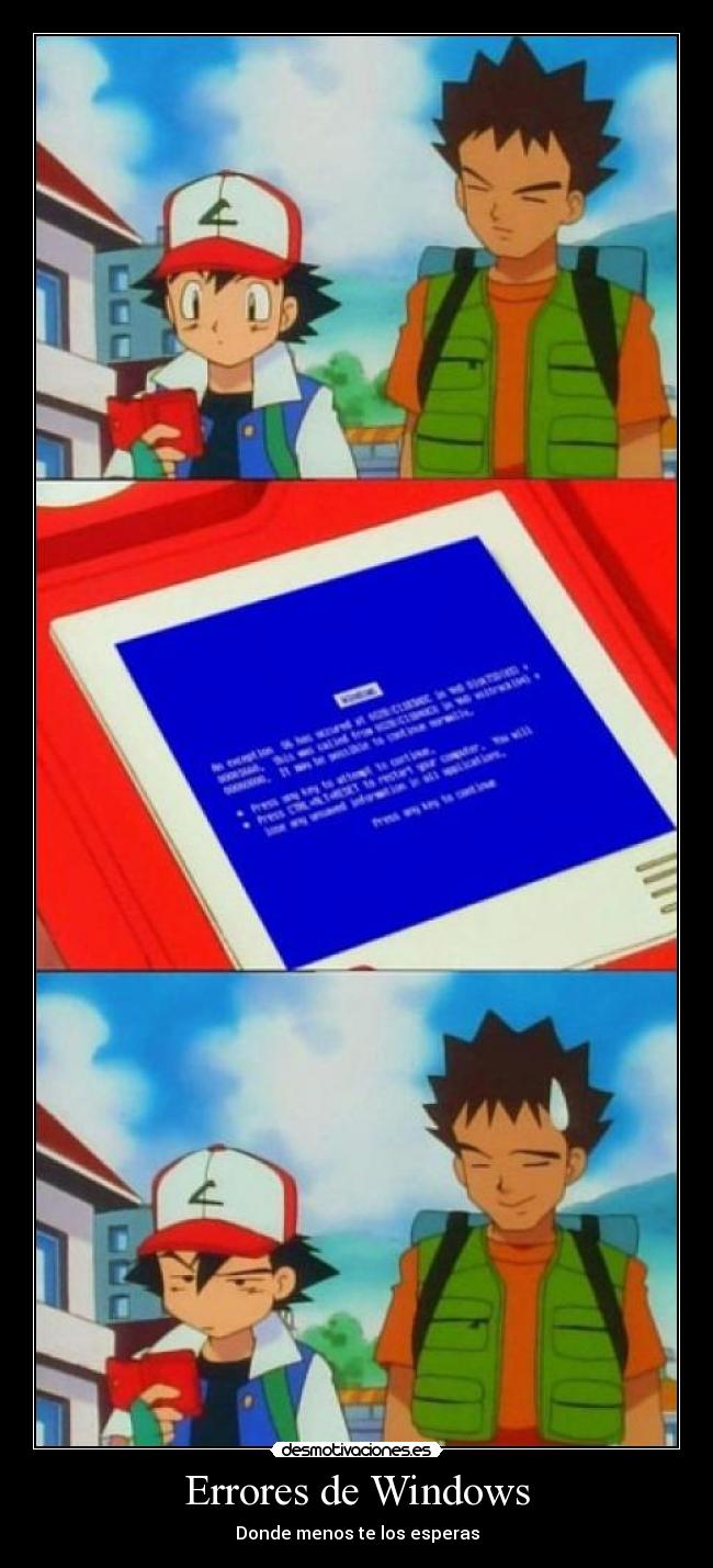 Errores de Windows - Donde menos te los esperas