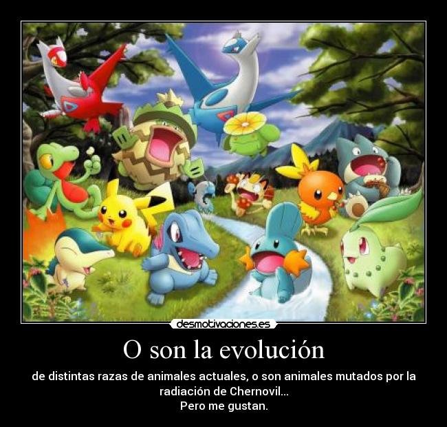 O son la evolución - de distintas razas de animales actuales, o son animales mutados por la
radiación de Chernovil...
Pero me gustan.