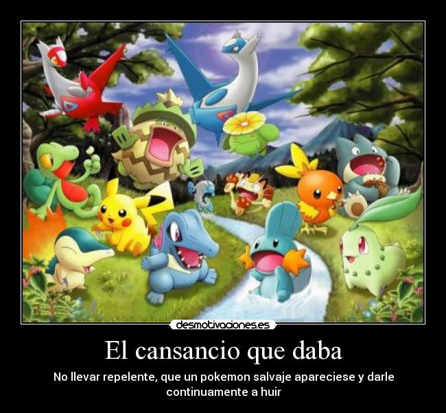 carteles pokemon desmotivaciones