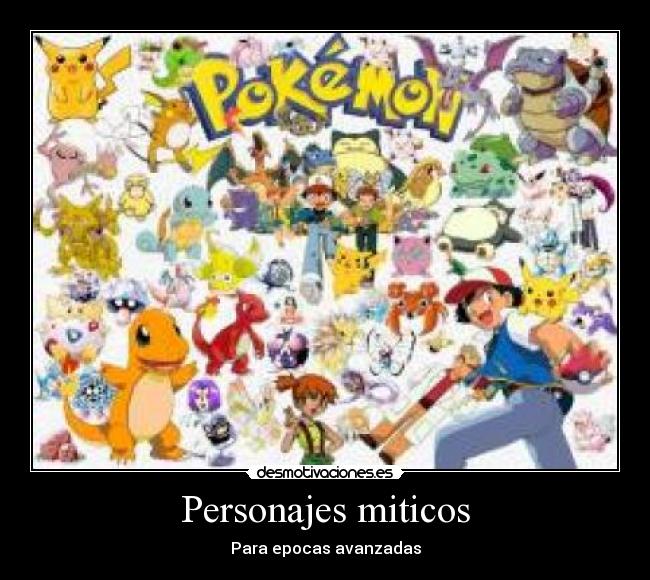 Personajes miticos - Para epocas avanzadas