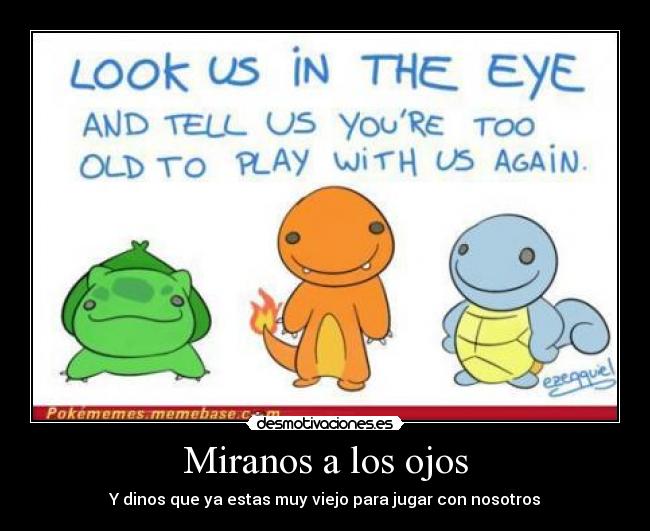 Miranos a los ojos -