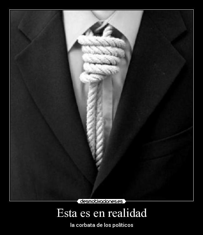 Esta es en realidad - la corbata de los políticos