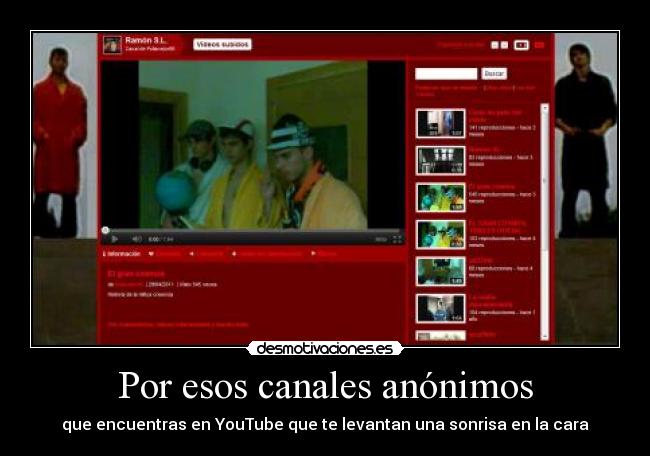 Por esos canales anónimos - 