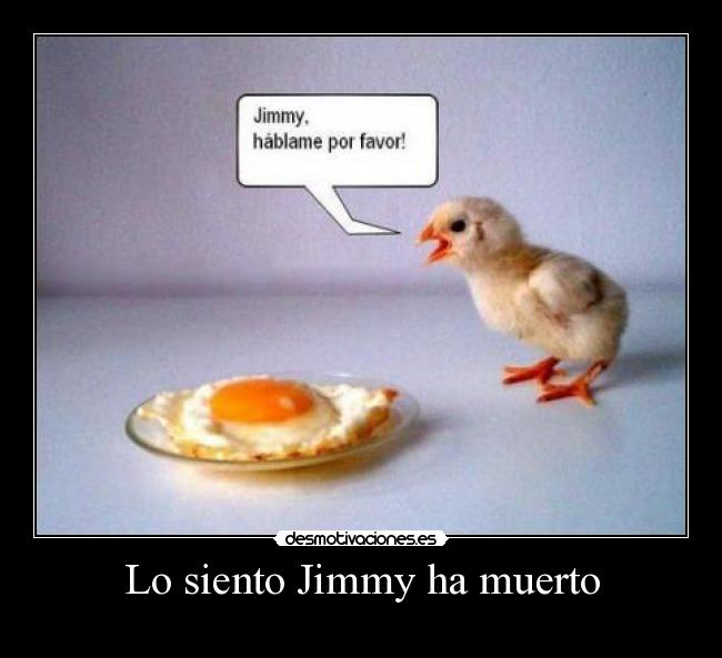 Lo siento Jimmy ha muerto -