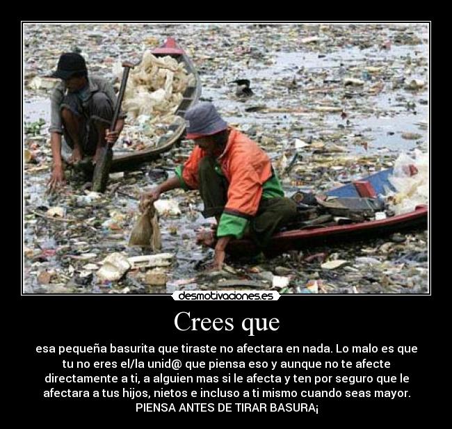 carteles basura desmotivaciones