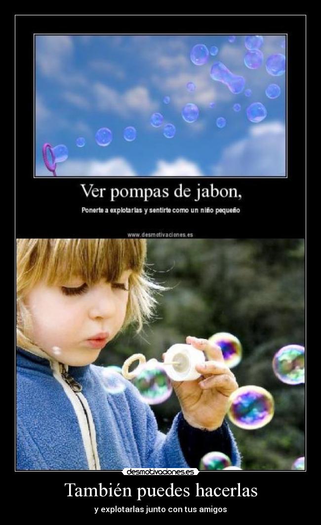 También puedes hacerlas - y explotarlas junto con tus amigos