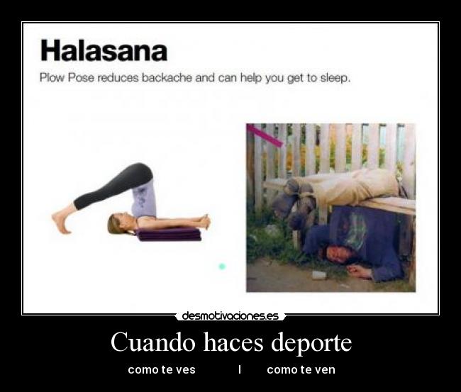 Cuando haces deporte - como te ves I como te ven