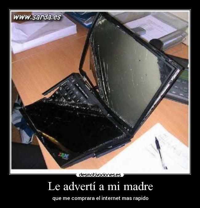 Le advertí a mi madre - 