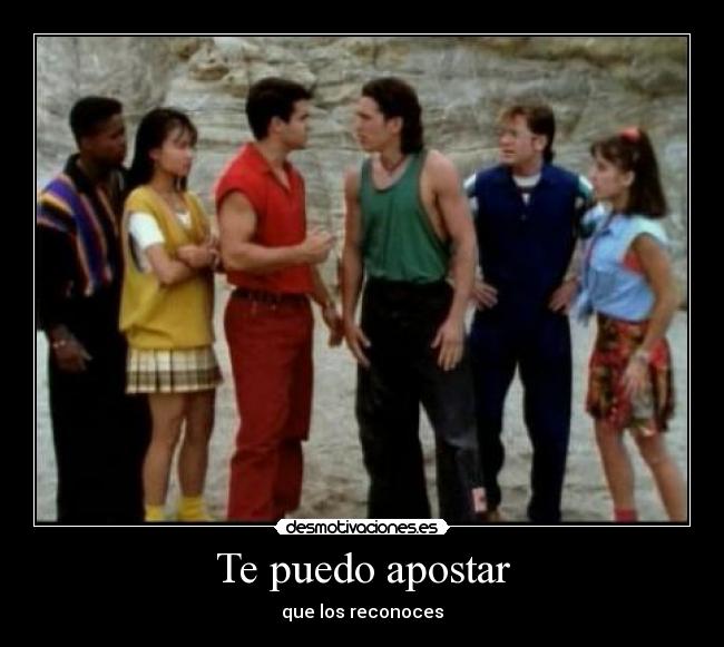 carteles power rangers infancia desmotivaciones