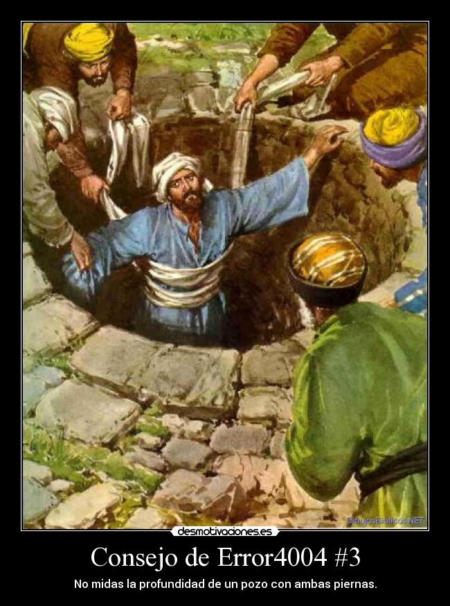 Consejo de Error4004 #3 - 