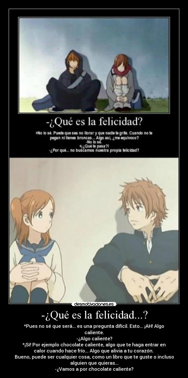 carteles felicidad bokura ita jijiji desmotivaciones