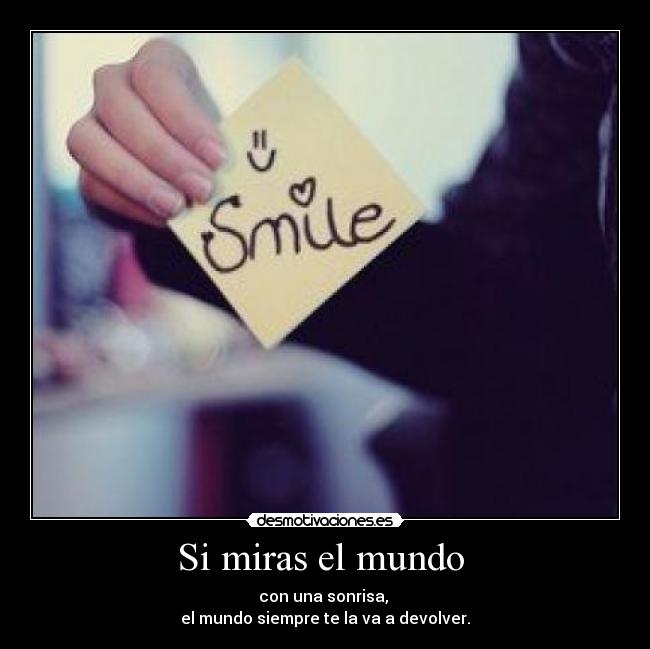 Si miras el mundo  - 