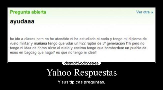 Yahoo Respuestas -
