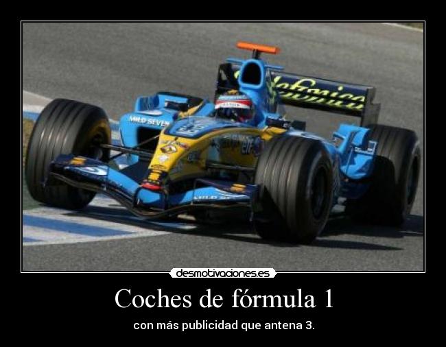 Coches de fórmula 1 -