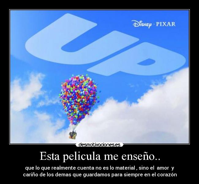 Esta pelicula me enseño.. -