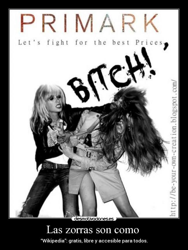 Las zorras son como  - 