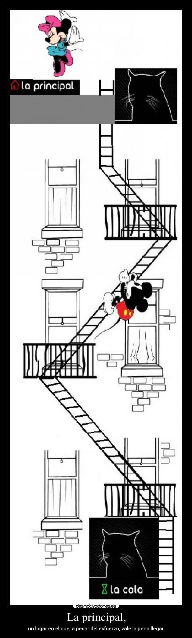 La principal, - un lugar en el que, a pesar del esfuerzo, vale la pena llegar.