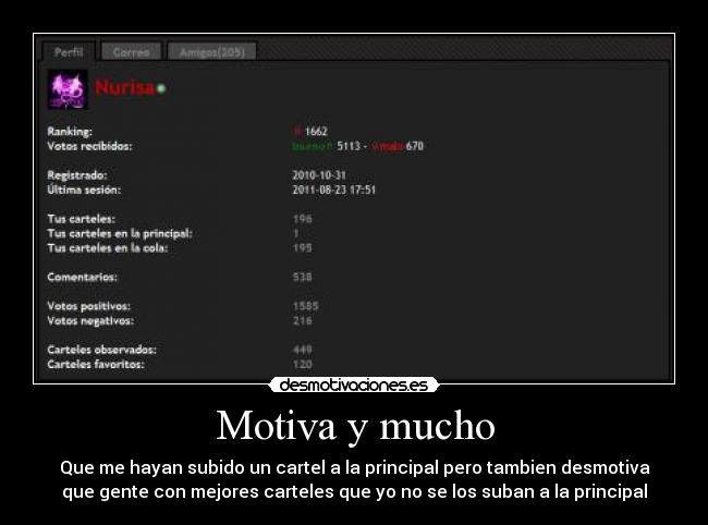 Motiva y mucho -