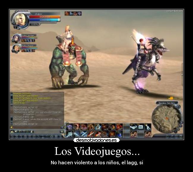 Los Videojuegos... - No hacen violento a los niños, el lagg, si