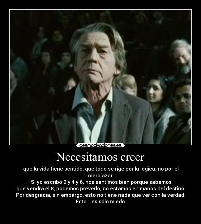 Necesitamos creer -