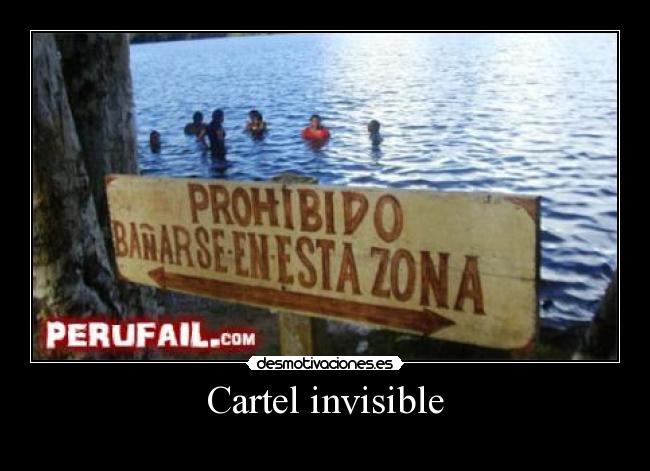 Cartel invisible - 