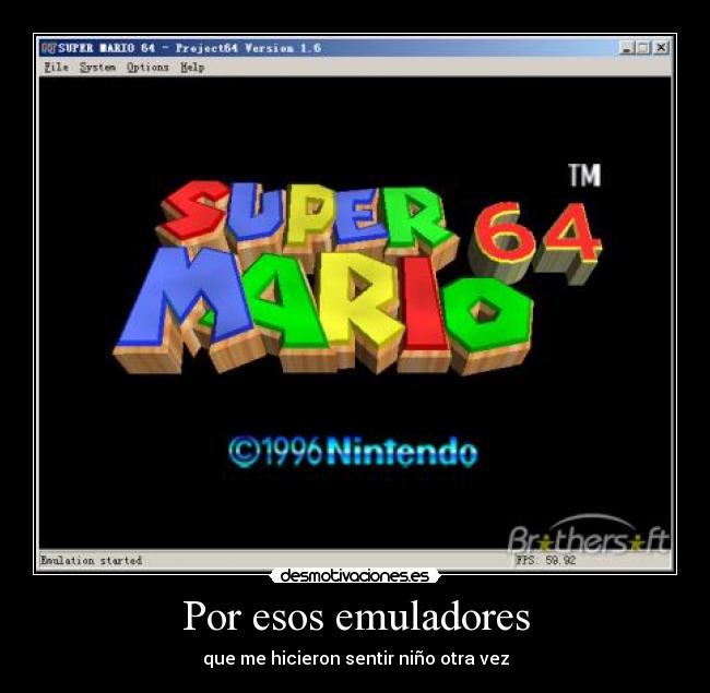 Por esos emuladores - que me hicieron sentir niño otra vez