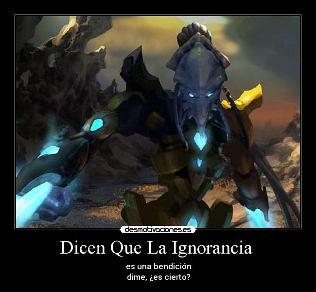 carteles ignorancia stacraft videojeugos terran protoss zerg desmotivaciones