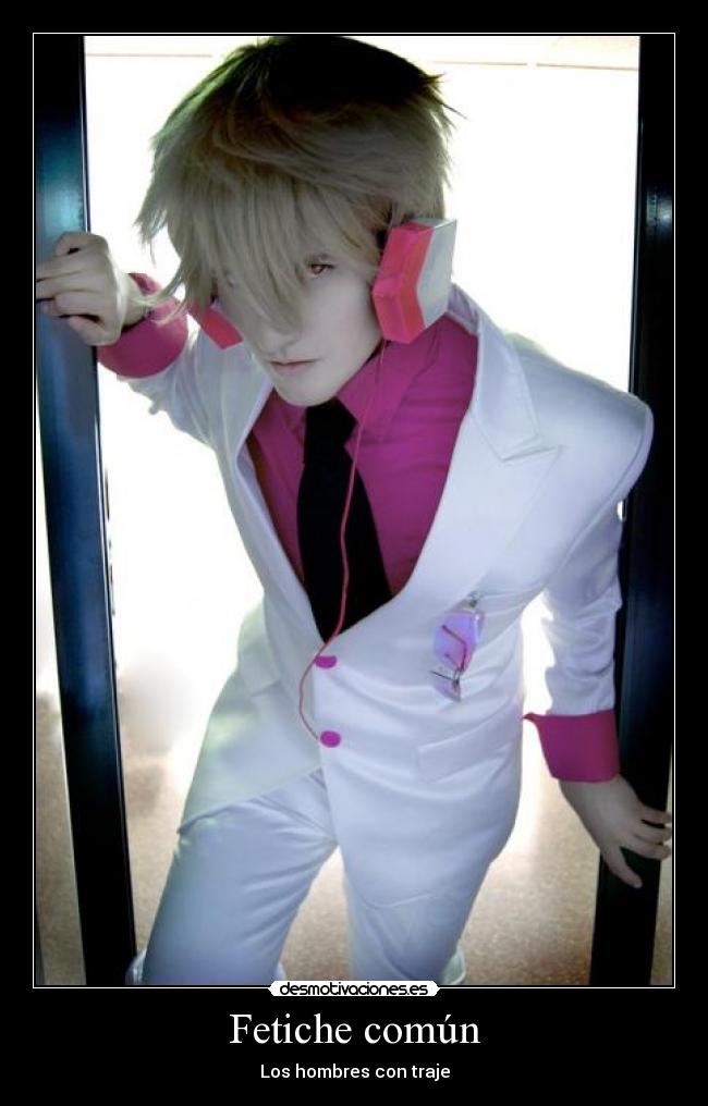Fetiche común - Los hombres con traje