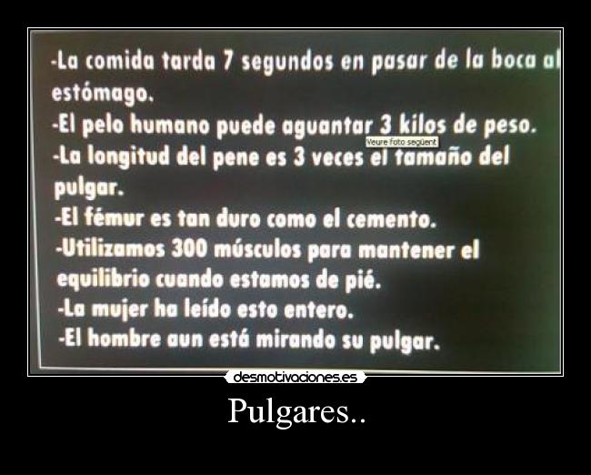 Pulgares.. - 