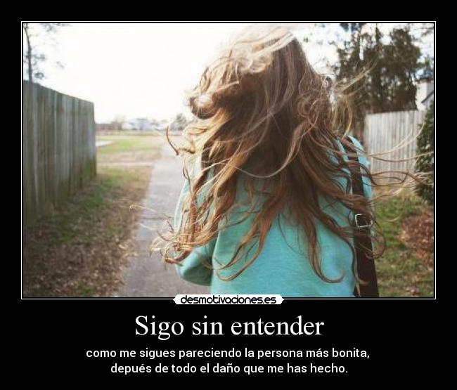 Sigo sin entender -