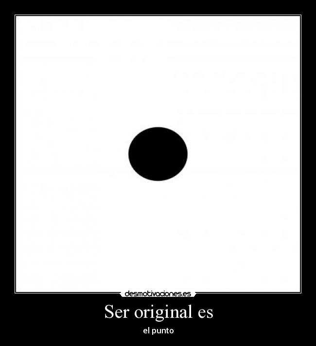 Ser original es - 
