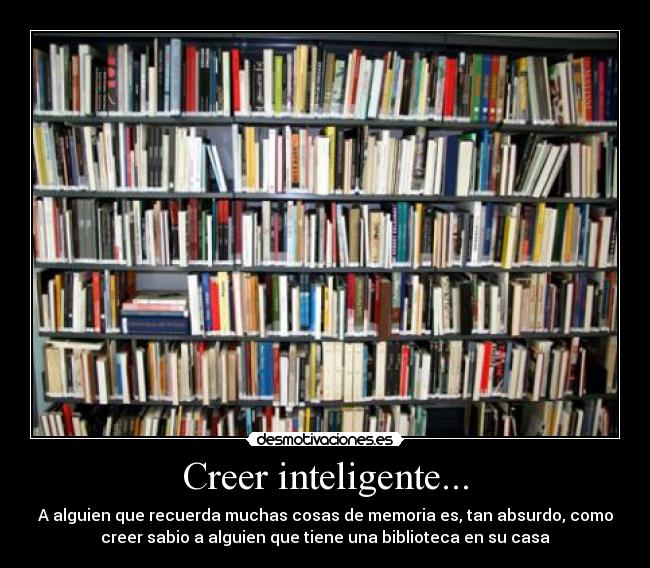 Creer inteligente... -