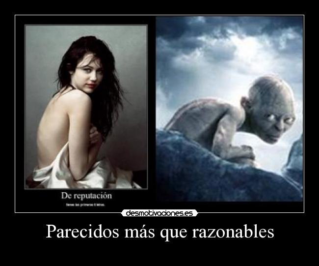 Parecidos más que razonables - 