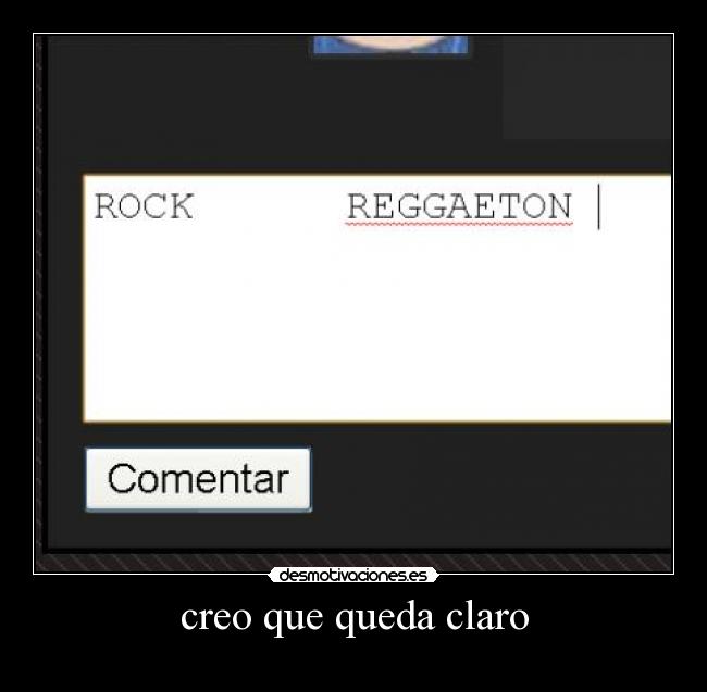 creo que queda claro -