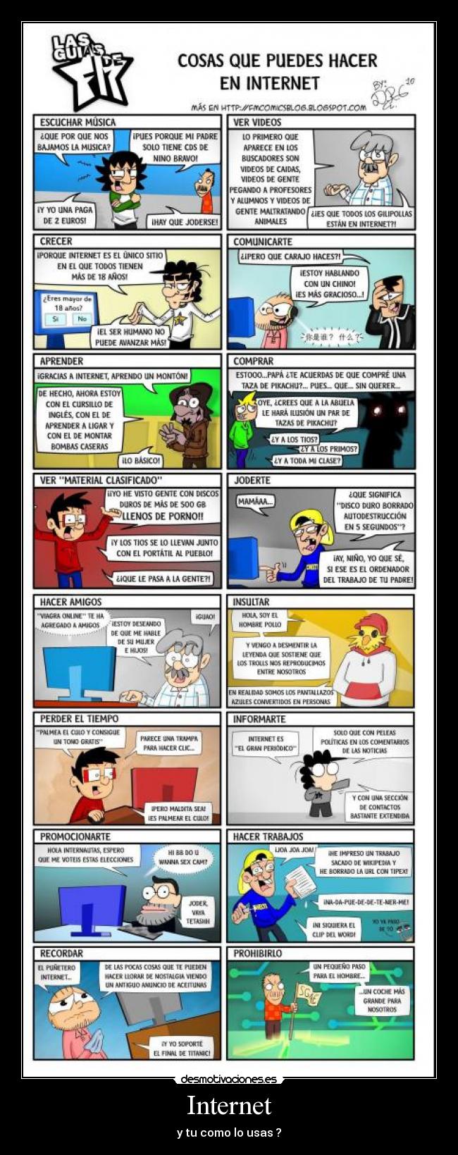 Internet - y tu como lo usas ?