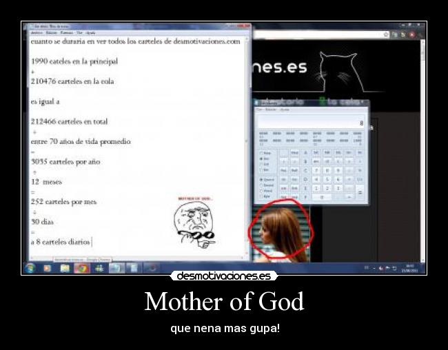 Mother of God - que nena mas gupa!