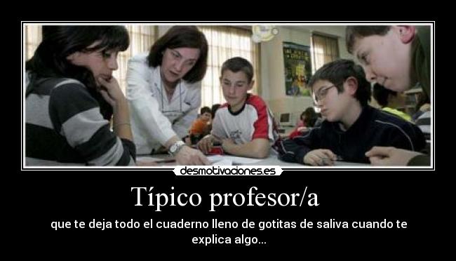 Típico profesor/a -
