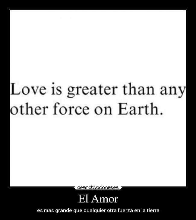 El Amor -