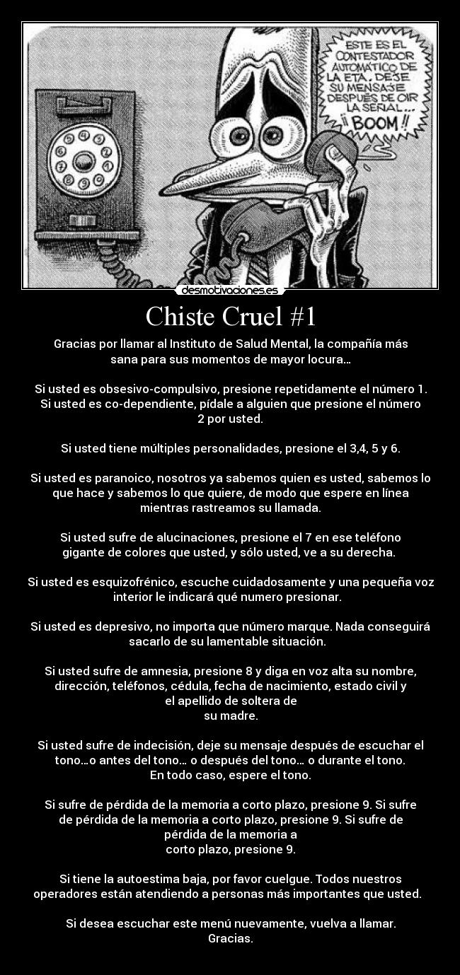 Chiste Cruel #1 -
