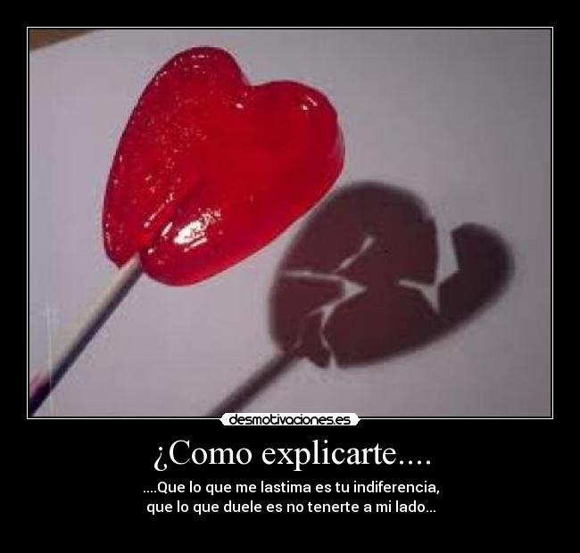 ¿Como explicarte.... - 