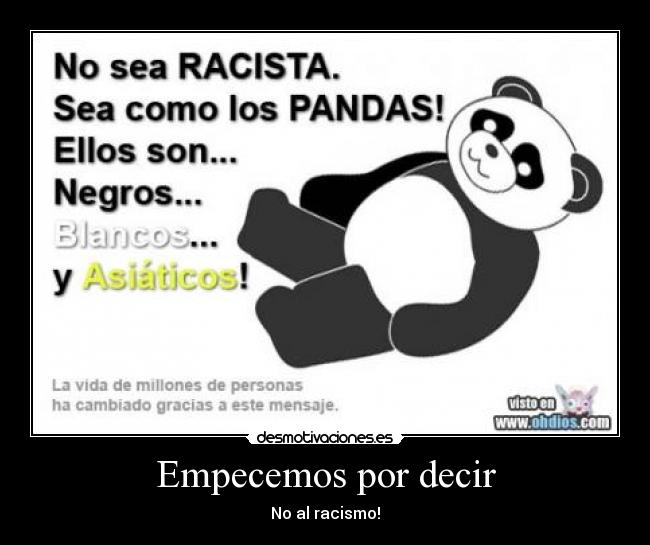 Empecemos por decir -