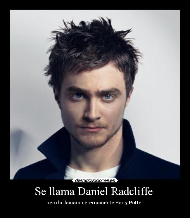 Se llama Daniel Radcliffe  - 