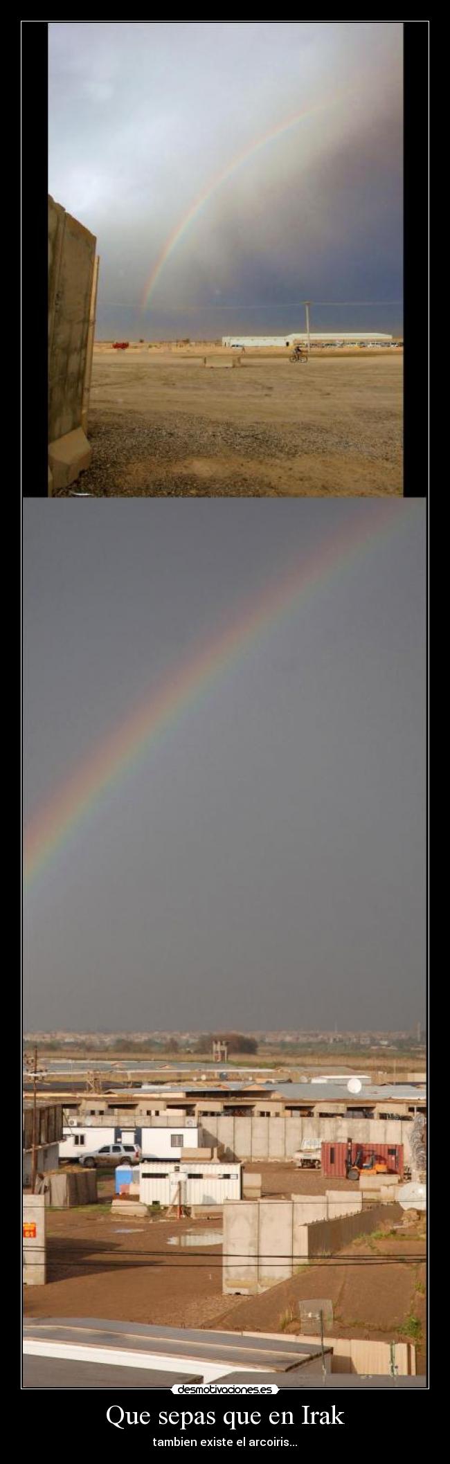 Que sepas que en Irak -