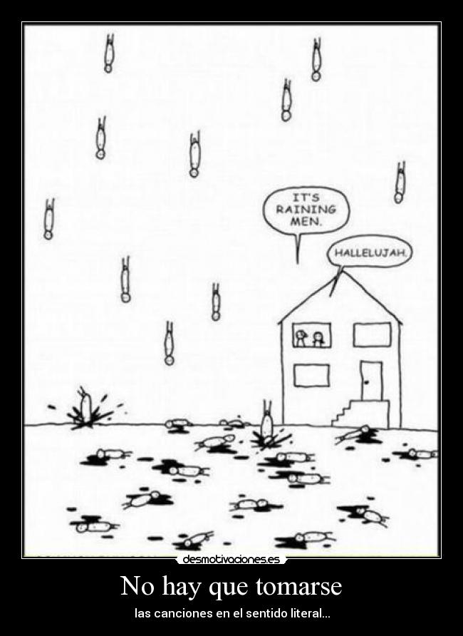 No hay que tomarse - 