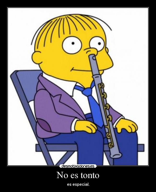 No es tonto -