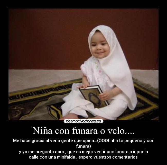 Niña con funara o velo.... -