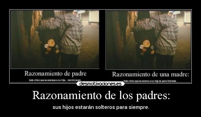 Razonamiento de los padres: - 