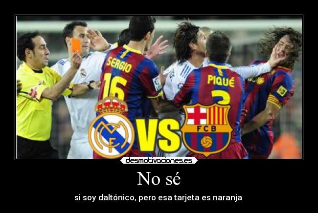 No sé - si soy daltónico, pero esa tarjeta es naranja